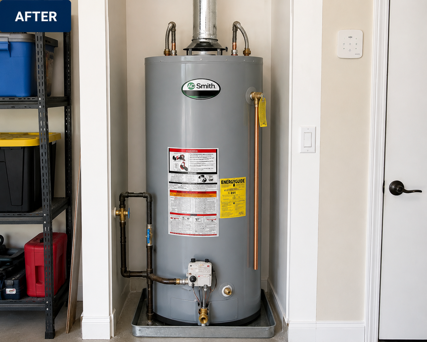 Water Heater Replacement after - Southwest Florida
